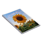 Sonnenblume Inspiration - Benutzerdefiniert Notizblock (Rechte Seite)