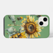 Sonnenblume iPhone Hülle (Rückseite (Horizontal))