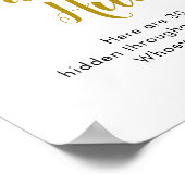 Sonnenblume ist auf dem Weg Baby Shower Schnuller Poster (Ecke)