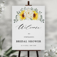 Sonnenblume Ivory Peony Brautparty Willkommenspend