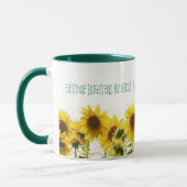 Sonnenblume, JEDER ERHELLT MEIN BÜRO!! So… Tasse (Links)