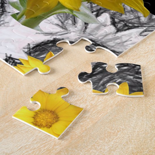 Sonnenblume Jigsaw Puzzle (Seite)
