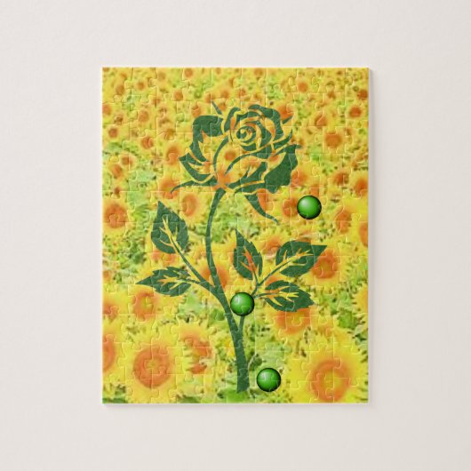 Sonnenblume Jigsaw Puzzle (Vertikal)