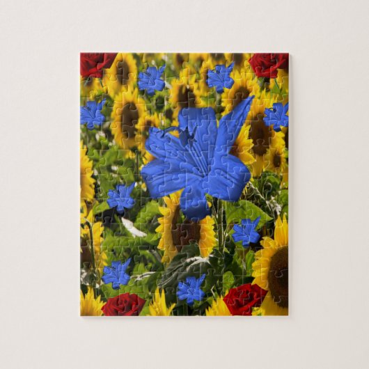 Sonnenblume Jigsaw Puzzle (Vertikal)