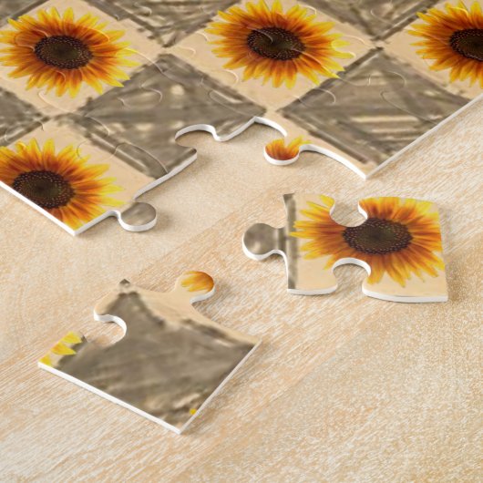 Sonnenblume Jigsaw Puzzle (Seite)