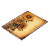 Sonnenblume Journal/Sonnenblumen-Notebook Notizblock (Linke Seite)