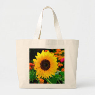 Sonnenblume Jumbo Stoffbeutel