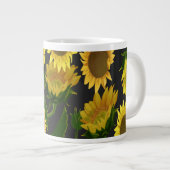Sonnenblume Jumbo-Tasse (Vorderseite Rechts)