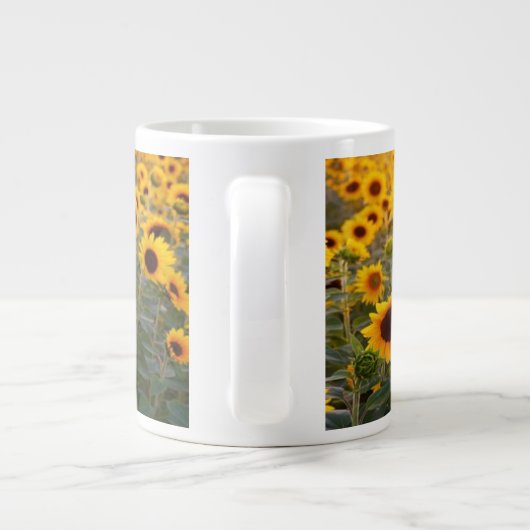 Sonnenblume Jumbo-Tasse (Rückseite)