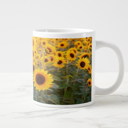 Sonnenblume Jumbo-Tasse (Rechts)