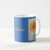 Sonnenblume Kaffeetasse (VorderseiteRechts)