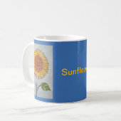 Sonnenblume Kaffeetasse (Vorderseite Links)
