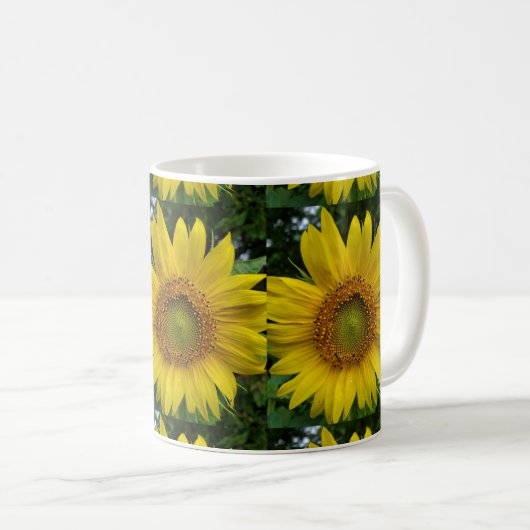 Sonnenblume Kaffeetasse (VorderseiteRechts)