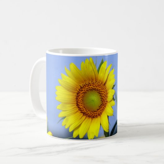 Sonnenblume Kaffeetasse (Vorderseite Links)