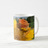 Sonnenblume Kaffeetasse (VorderseiteRechts)
