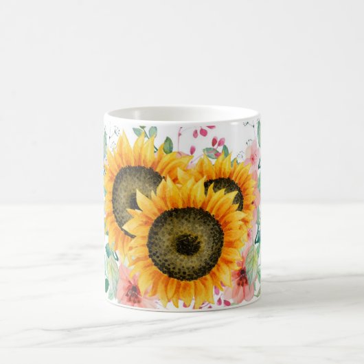 Sonnenblume Kaffeetasse (Mittel)