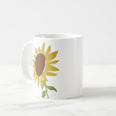 Sonnenblume Kaffeetasse (Vorderseite Links)