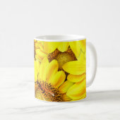 Sonnenblume Kaffeetasse (VorderseiteRechts)