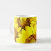 Sonnenblume Kaffeetasse (Vorderseite Links)