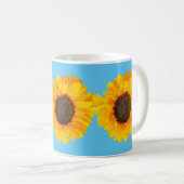 Sonnenblume Kaffeetasse (VorderseiteRechts)