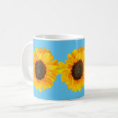 Sonnenblume Kaffeetasse (Vorderseite Links)