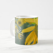 Sonnenblume Kaffeetasse (Vorderseite Links)