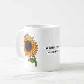 Sonnenblume Kaffeetasse (Vorderseite Links)