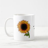 Sonnenblume Kaffeetasse (Links)