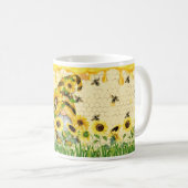 Sonnenblume Kaffeetasse (VorderseiteRechts)