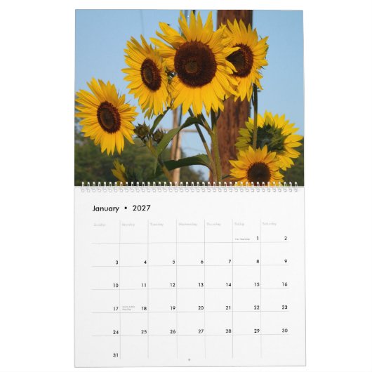 Sonnenblume-Kalender 2012 Kalender (Jan 2027)