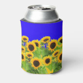 Sonnenblume kann die Freiheit der ukrainischen Fah Dosenkühler (Kanne Rückseite)