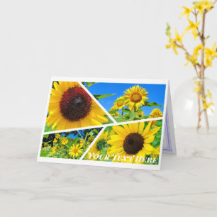 Sonnenblume Karte