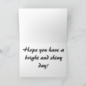 Sonnenblume Karte (Innenseite)