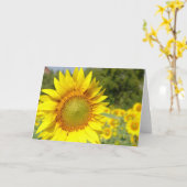 Sonnenblume Karte (Gelbe Blume)