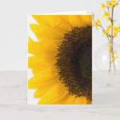 Sonnenblume Karte (Gelbe Blume)