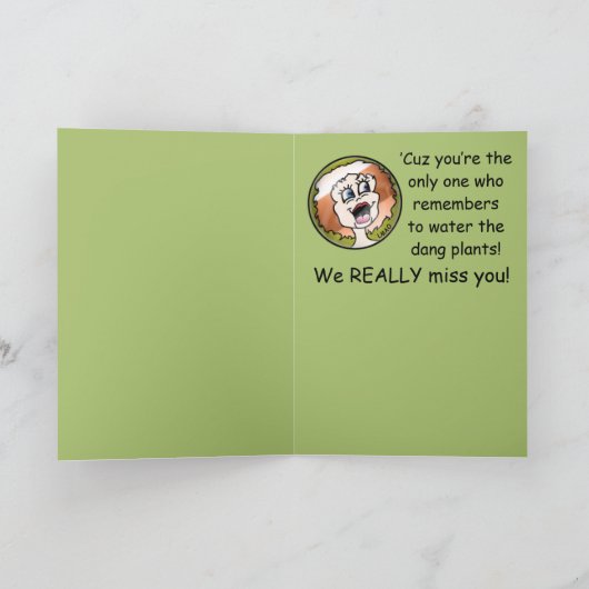 Sonnenblume Karte (Innenseite)