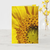 Sonnenblume Karte (Gelbe Blume)