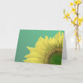 Sonnenblume Karte (Gelbe Blume)