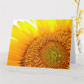Sonnenblume Karte (Gelbe Blume)