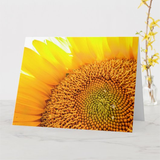 Sonnenblume Karte (Gelbe Blume)