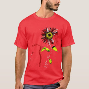 Sonnenblume Kat Burgundy Antiphospholipid Syndrom T-Shirt