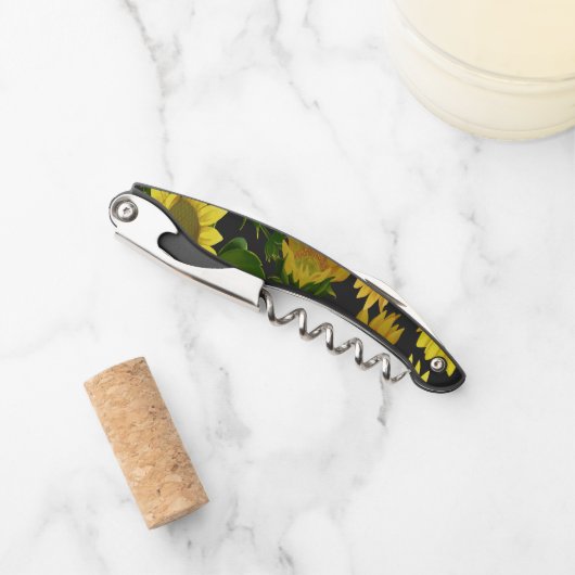 Sonnenblume Kellnermesser (Vorderseite)