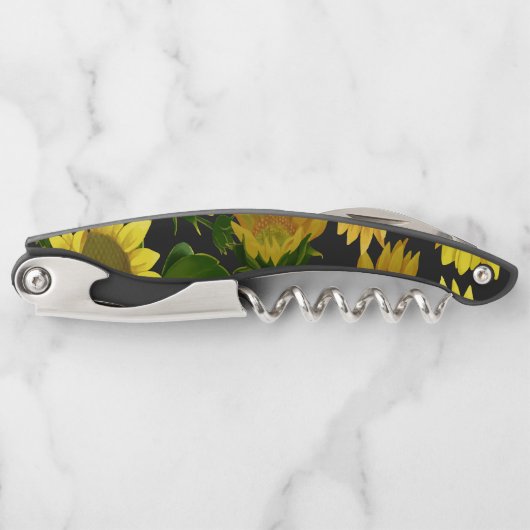 Sonnenblume Kellnermesser (Vorderseite)