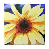 Sonnenblume-Keramik-Fliese klein (4,25" x 4,25") Fliese (Vorderseite)
