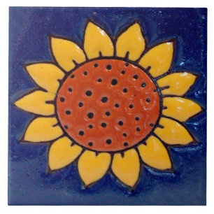Sonnenblume-Keramik-Foto-Fliese Fliese