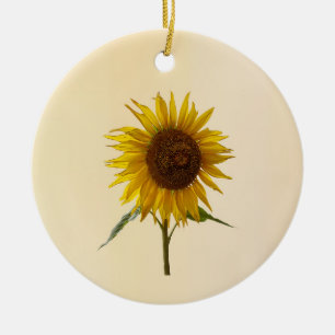 Sonnenblume Keramik Ornament