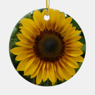 Sonnenblume Keramik Ornament