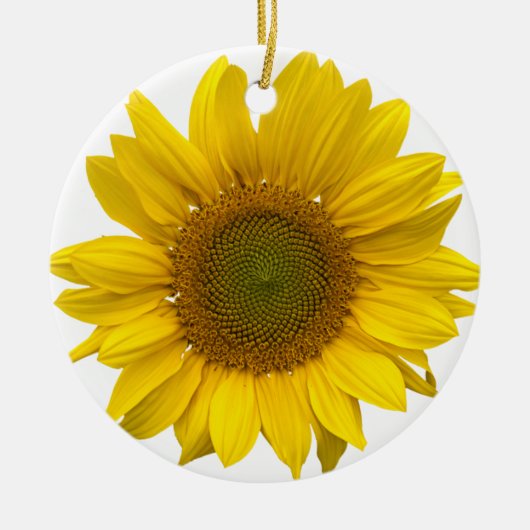 Sonnenblume Keramik Ornament (Vorne)
