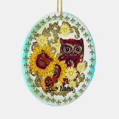 Sonnenblume Keramik Ornament (Rechts)