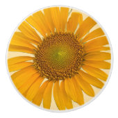 Sonnenblume Keramik Pull Keramikknauf (Vorderseite)